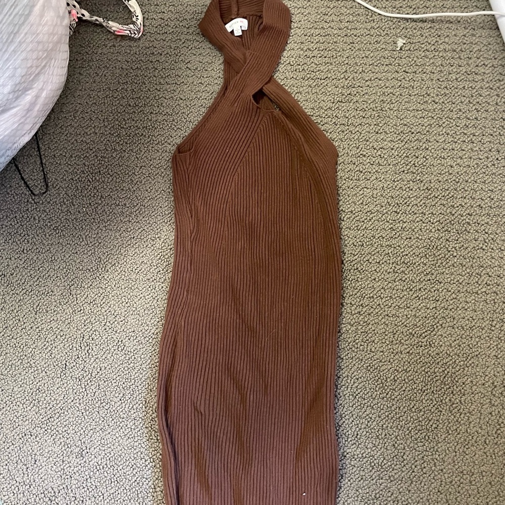 Tight Brown Dress